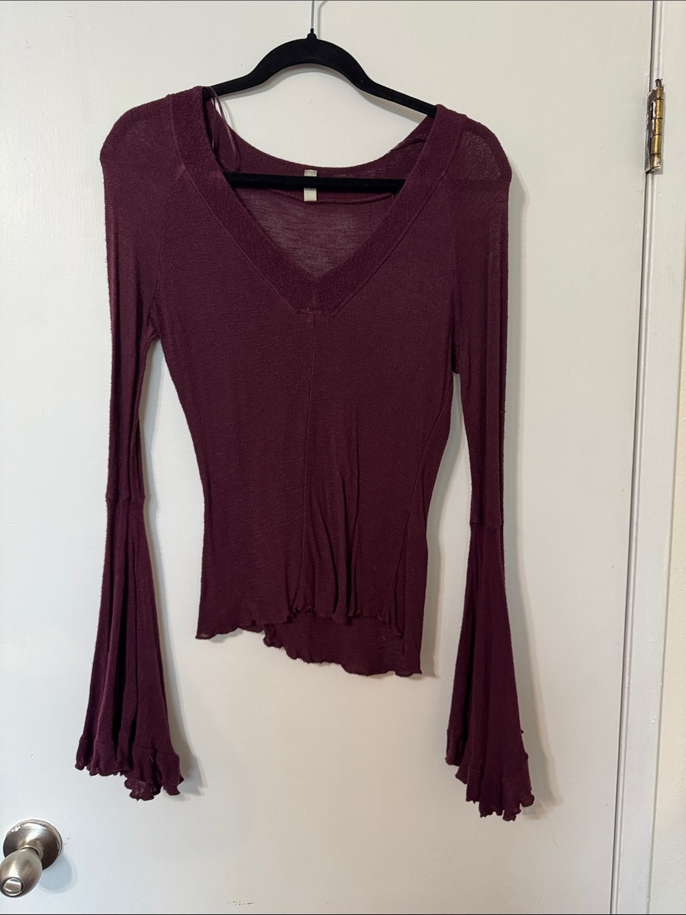 Free People Intimately So Dramatic Bell Sleeve Top